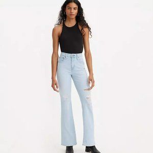 Levi's 726 high Rise Flare Jeans, Light Wash, Size 29x30